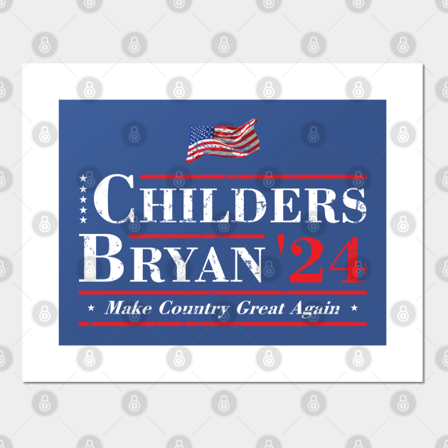 Zach Bryan Childers Bryan For 2024 Election Zach Bryan Posters and